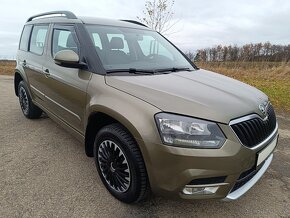 Škoda YETI(FACE)- 2016 - ZAKOUPENO ČR - 4x4 - TDI - 5