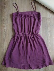 Fialové letní šaty - 5
