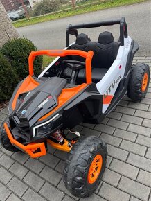 Elektrické autíčko Buggy UTV-MX 24V 4x4 oranžové - 5