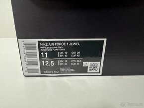 Nike Air Force 1 Jewell Dark Smoke Grey vel.45/29cm - 5