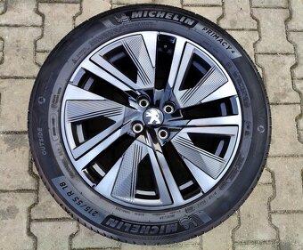 Alu kola originál Peugeot 2008 4x108 R18 KRÁSNÁ SADA - 5