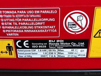 Elektrocentrála Honda EU 20 I - 5