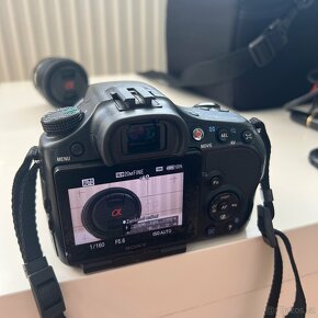 Sony Alpha A65 DSLR fotoaparát + dva objektivy, plná výbava - 5