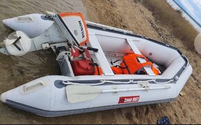 Prodám kvalitní nafukovací člun Boat 007 s 4T motorem Honda - 5