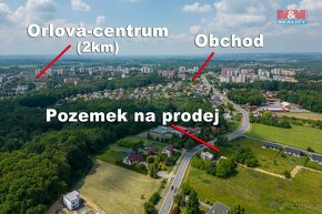 Prodej pozemku k bydlení, 1200 m², Orlová, ul. 17. listopadu - 5