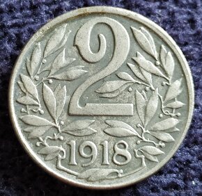 2 haléře 1916,1917,1918 b.zn. Rakousko-Uhersko

 - 5