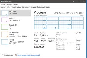 AMD Ryzen 5 4500, 16GB RAM, RX 5700 XT - 5