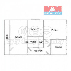 Prodej bytu 3+1, 68 m², Litoměřice, ul. Dukelská - 5