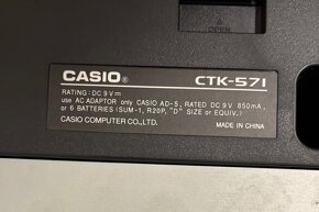 Klávesy Casio CTK-571 - 5