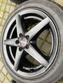 ALU kola RONAL 5x100 R16 +zimní pneu - 5