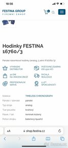 Hodinky Festina 16760/3 modré - 5