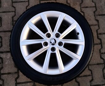 Alu kola originál Škoda Octavia III 5x112 R17 Teron - 5