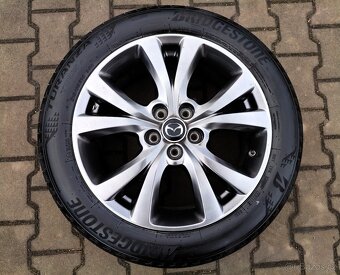 Alu kola originál Mazda CX-30 5x114,3 R18 KRÁSNÁ SADA - 5