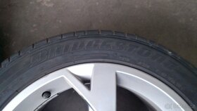 alukola orig Audi 17"+letní gumy Bridg.+Pirelli - 5