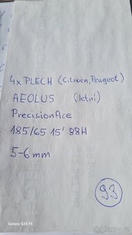 4 PLECH 185/65/15 88H CITROEN, PEUGEOT, LETNÍ - Č 93 - 5