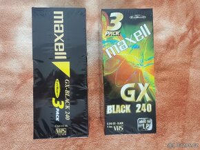 maxell GX-BLACK 240 (VHS kazety - NOVÉ) - 5