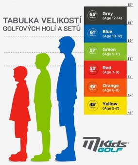 Dětský set golfových holí Mkids 165cm - 5