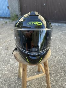 Výklopná moto helma XRC Touraner 2.0 black/fluo - 5