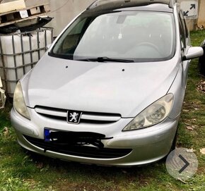 Peugeot 307SW 2.0HDI v.2003, klima, tažné, zimní pneu - 5