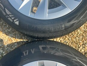 Originální letní sada Škoda 205/55R17, Continental 4,5mm - 5