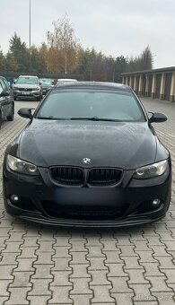 BMW E92 E93 Lipo spoiler pod nárazník - Černý Lesk - 5