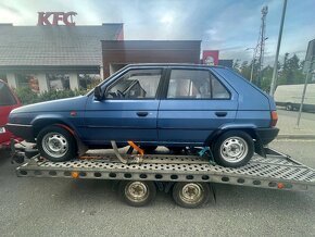 Škoda favorit 136 GLXI r.v. 1994.Modrá metaliza.Alu kola+zim - 5