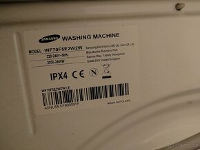 Samsung model WF70F5E2W2W, na náhradní dily - 5