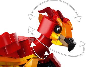 Prodám Lego 76394 Fawkes - Brumbálův fénix - 5