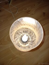 Stará designová skleněná lampička z 20.století - 5