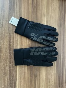 MX/Enduro rukavice - 100% Hydromatic Brisker - Černá (XL) - 5