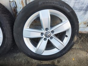 17"zimní alu sada Corvara 5x112 origo Passat 3G B8 Superb 3 - 5