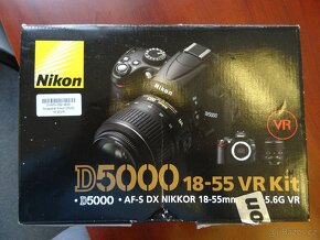 NIKON D 5000 s objektivem 18-55mm VR - 5