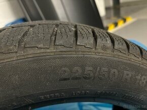 Prodám zimní pneu 4x 225/50 R18 99V M/S Continenatal - 5