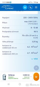 Čistička vzduchu Ionic‑CARE Triton X6 - 5