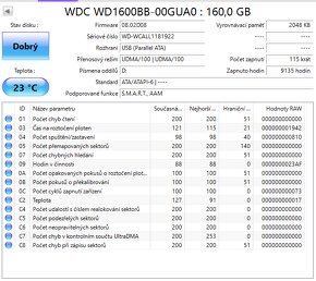 PATA hard disky, HDD 3,5", odzkoušené, cena od 190,- kus - 5