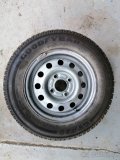 175/70 R13 rezervni kolo+hever a klic na kola - 5