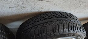 Alu kola 14" 4x100 r14 zimní pneumatiky 165/65r14 Semperit - 5