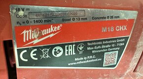 Milwaukee M18 CHX Aku kombinované kladivo SDS-Plus   - 5