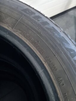 4x Bridgestone 235/60 R18 103H Zimné pneumatiky - 5