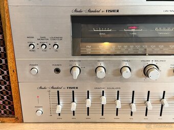 Fisher sestava - AM/FM Receiver, equalizer, timer, gramofon - 5