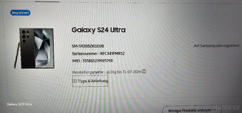 Samsung Galaxy S24 Ultra 12/256 gb černý temer nepouzivany - 5