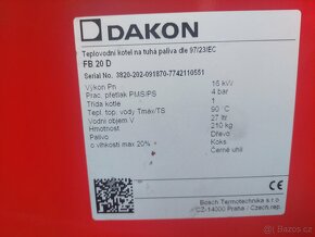 Litinový kotel Dakon FB20 16kw - 5