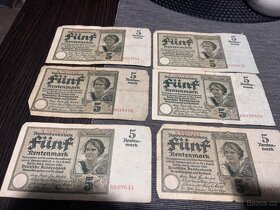 staré německé bankovky - 5