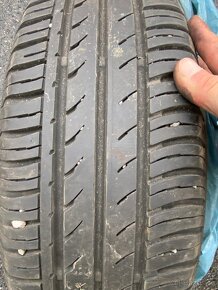 Plechové disky 15” 4x100 a letní pneu 185/65/R15 Renault - 5