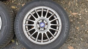 Zimní sada - disky Sparco 5x100, pneu GoodYear 195/65 R15 - 5