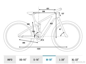 CUBE STEREO HYBRID 120 RACE 625 2021, vel. M - 5