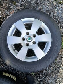 Zimní sada alu kol 5 x 112 R15 originál Škoda - 5