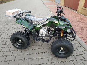 Dětská čtyřtaktní čtyřkolka ATV Warrior125ccm zel - 5