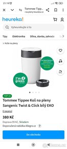 Nový koš na pleny + 18 kazet Tommee Tippee Twist & Click - 5