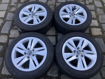 Alu kola VW GOLF 7 16" 5x112 letní BRIDGESTONE 205/55R16 - 5